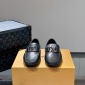 Replica Louis Vuitton Leather loafers