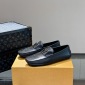 Replica Louis Vuitton Leather loafers