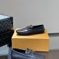 Replica Louis Vuitton Leather loafers