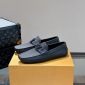 Replica Louis Vuitton Leather loafers