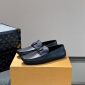 Replica Louis Vuitton Leather loafers