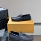 Replica Louis Vuitton Leather loafers