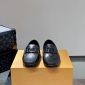 Replica Louis Vuitton Leather loafers