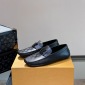 Replica Louis Vuitton Leather loafers