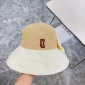 Replica YSL Poplar wood woven splicing fisherman hat