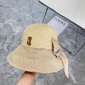 Replica YSL Poplar wood woven splicing fisherman hat