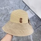 Replica YSL Poplar wood woven splicing fisherman hat