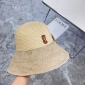 Replica YSL Poplar wood woven splicing fisherman hat