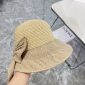 Replica YSL Poplar wood woven splicing fisherman hat