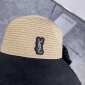 Replica YSL Poplar wood woven splicing fisherman hat