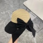 Replica YSL Poplar wood woven splicing fisherman hat