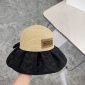 Replica DIOR Braided splicing big-name fisherman hat