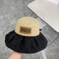 Replica DIOR Braided splicing big-name fisherman hat