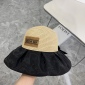 Replica DIOR Braided splicing big-name fisherman hat