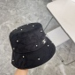 Replica CHANEL Pearl heavy industry shade fisherman hat