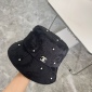 Replica CHANEL Pearl heavy industry shade fisherman hat