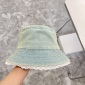 Replica DIOR Cowboy lace rimmed sunshade fisherman hat