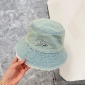 Replica DIOR Cowboy lace rimmed sunshade fisherman hat