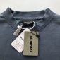 Replica Balenciaga Haze blue short-sleeved T-shirt