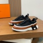 Replica Hermes Sneakers with double H leather soles