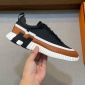 Replica Hermes Sneakers with double H leather soles