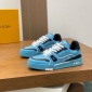 Replica Louis Vuitton Cowhide breathable casual shoes