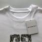 Replica Givenchy Double mercerized cotton 4G woven printed short-sleeved T-shirt