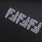 Replica Fendi Double-mercerized cotton embroidered short-sleeved T-shirt