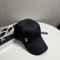 Replica Louis Vuitton embroidered baseball cap