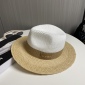 Replica Loewe color woven straw hat