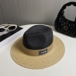 Replica Loewe color woven straw hat