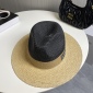 Replica Loewe color woven straw hat