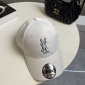 Replica YSL Alphabet embroidered baseball cap