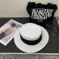 Replica Prada flat straw hat