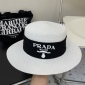 Replica Prada flat straw hat