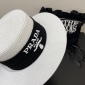 Replica Prada flat straw hat