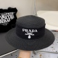 Replica Prada flat straw hat