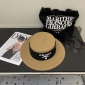 Replica Prada flat straw hat