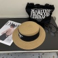 Replica Prada flat straw hat