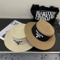 Replica Prada flat straw hat