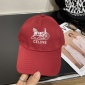 Replica Celine Embroidered lettered baseball cap