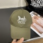 Replica Celine Embroidered lettered baseball cap