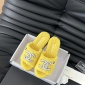 Replica Chanel plush platform slippers