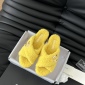 Replica Chanel plush platform slippers