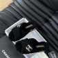 Replica Chanel plush platform slippers