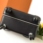 Replica Hermès Rolling Mobility Suitcase In Noir Regate And Canvas in Black | Lyst