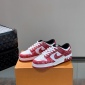 Replica Louis Vuitton X Nike Cowhide spliced sneakers