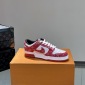 Replica Louis Vuitton X Nike Cowhide spliced sneakers