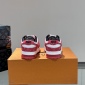 Replica Louis Vuitton X Nike Cowhide spliced sneakers