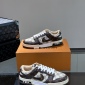 Replica Louis Vuitton X Nike Cowhide spliced sneakers